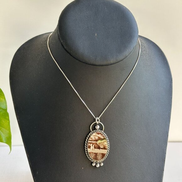 Jacqueline Smiley Sterling Pendant Necklace - Picture 10 of 14